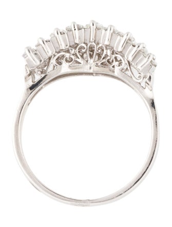 Ring Platinum 1.0ctw Diamond Cocktail Ring