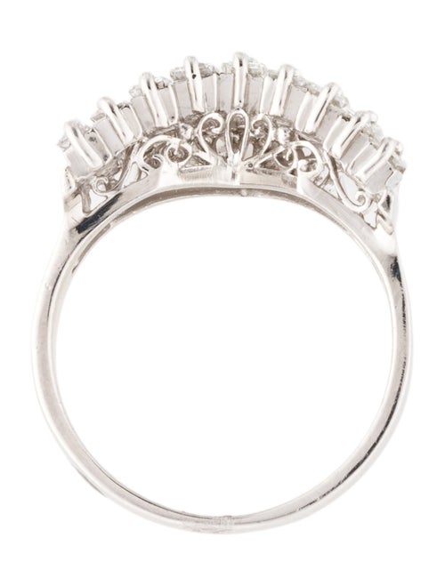 Ring Platinum 1.0ctw Diamond Cocktail Ring