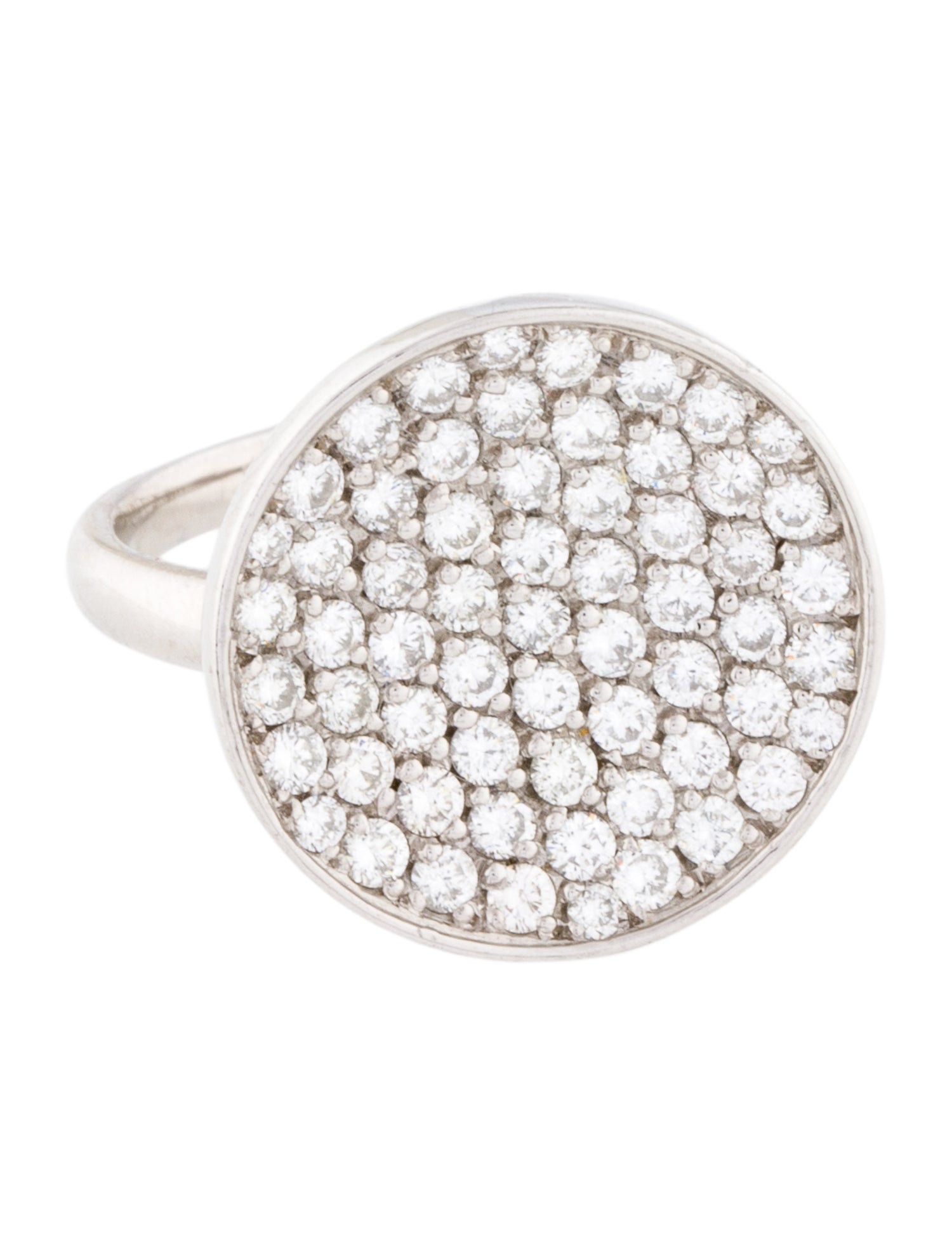 Ring Platinum 1.30ctw Diamond Cocktail