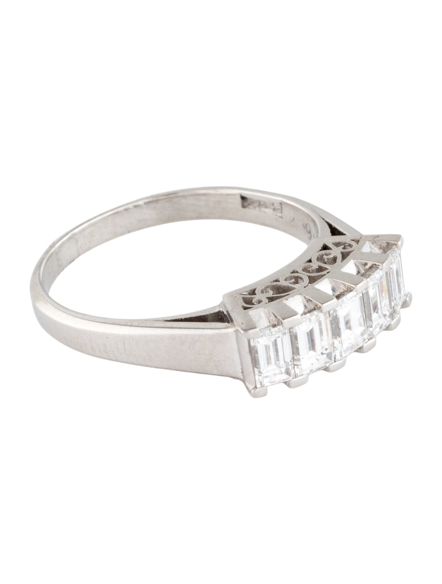 Ring Platinum 1.06ctw Diamond Band