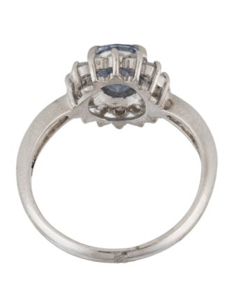 Ring Platinum 1.31ct Sapphire & Diamond Cocktail Ring