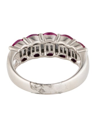 Ring 18K Ruby & Diamond Band