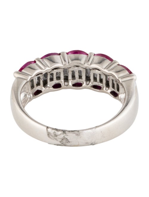 Ring 18K Ruby & Diamond Band