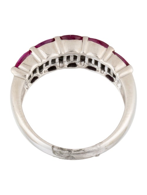 Ring 18K Ruby & Diamond Band