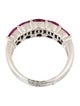 Ring 18K Ruby & Diamond Band