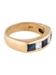 Ring 18K Sapphire & Diamond Band
