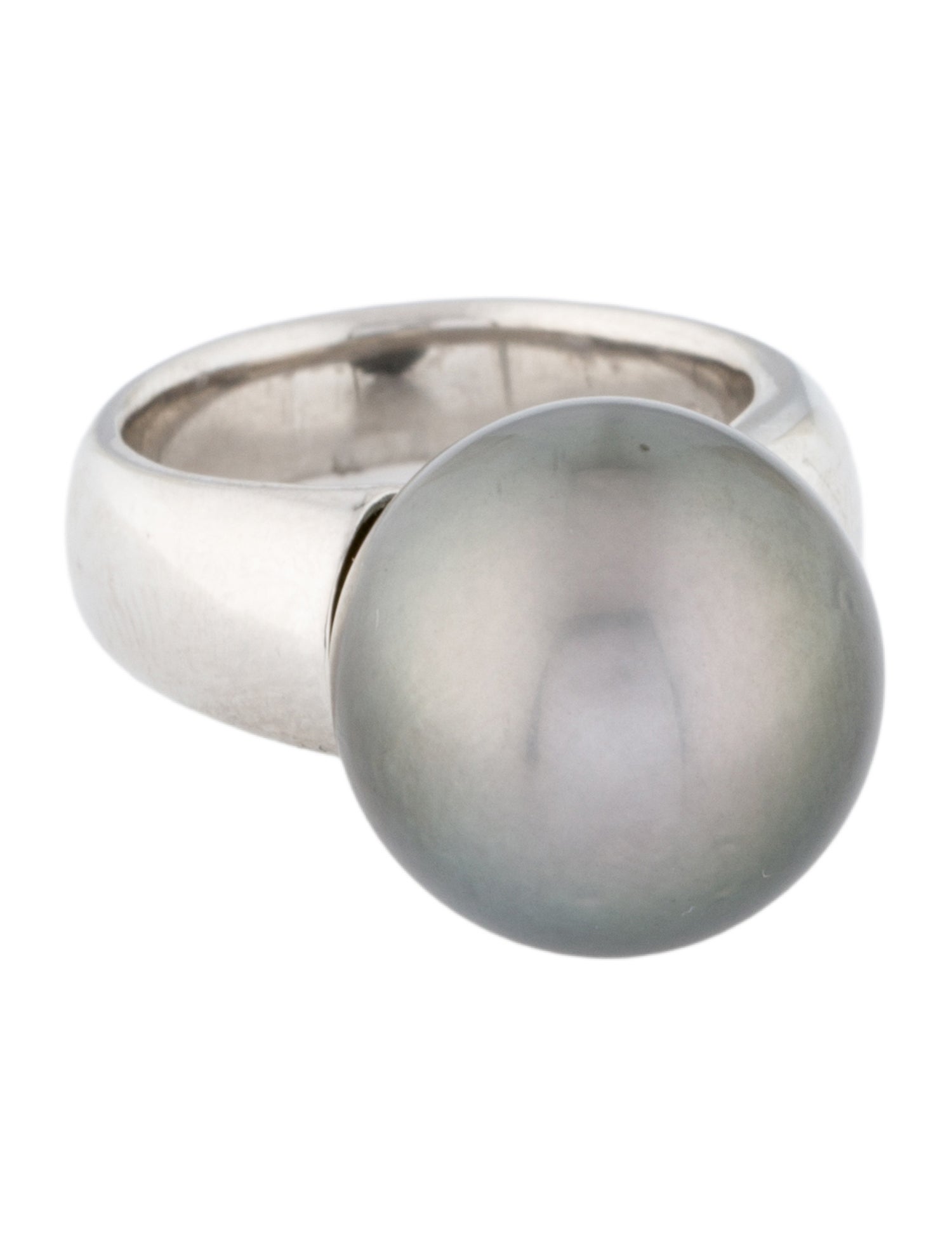 Ring Platinum Pearl Cocktail Ring