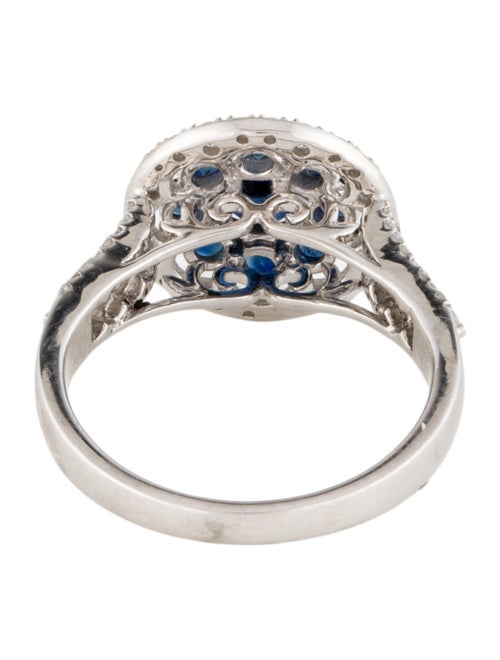 Ring 14K 1.03ctw Sapphire & Diamond Cocktail Ring
