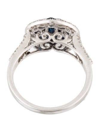 Ring 14K 1.03ctw Sapphire & Diamond Cocktail Ring