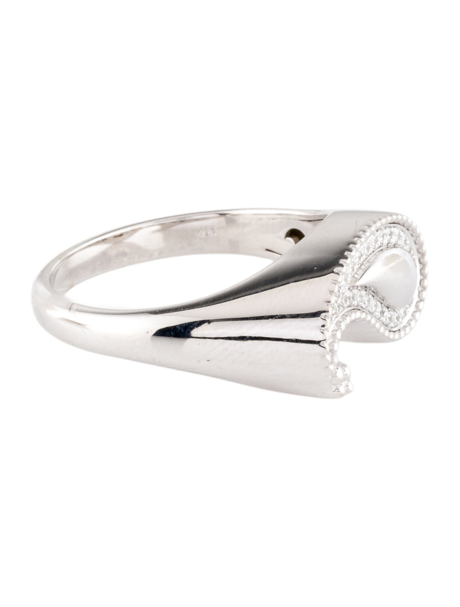 Ring 14K Lab-Grown Diamond Paisley Cocktail