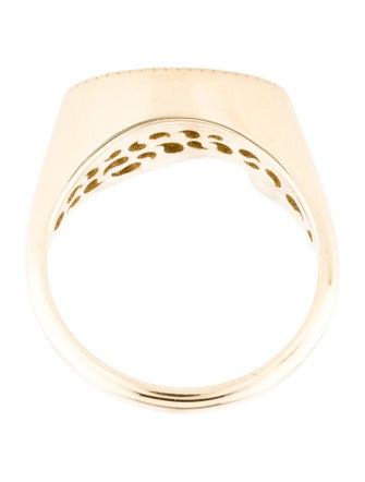 Ring 14K Diamond Paisley Cocktail Ring