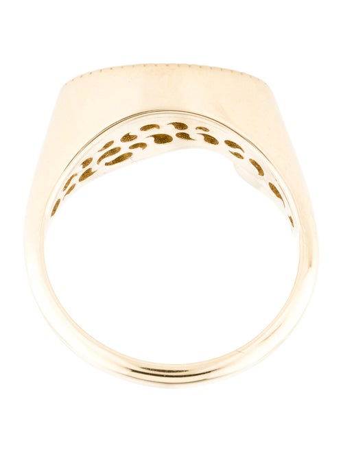 Ring 14K Diamond Paisley Cocktail Ring