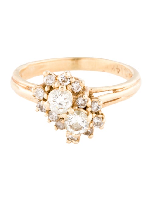 Ring 14K Diamond Cocktail Ring