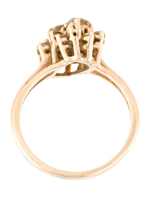 Ring 14K Diamond Cocktail Ring