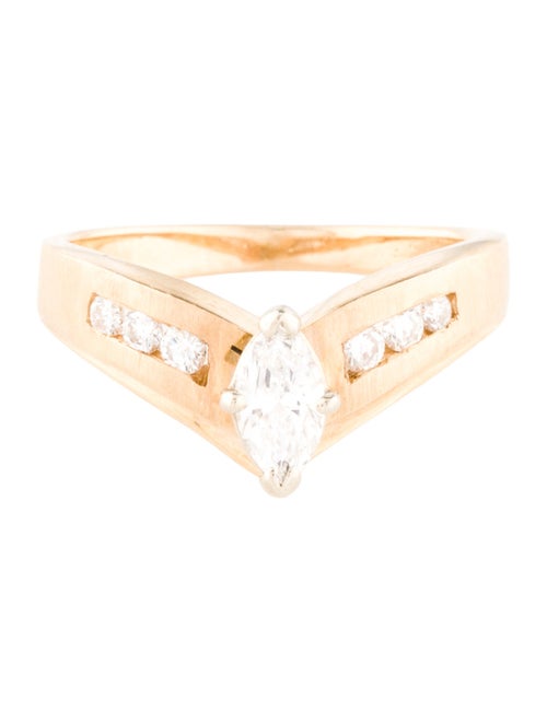 Ring 14K Diamond Cocktail Ring