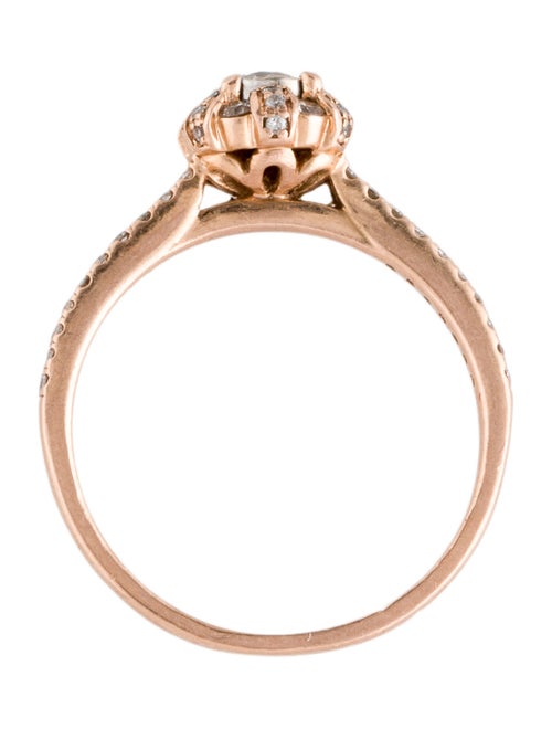 Ring 14K Diamond Cluster Cocktail Ring