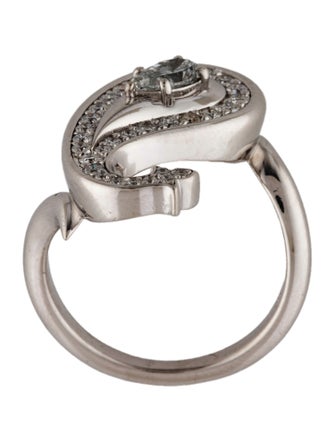 Ring 14K Lab-Grown Diamond Paisley Cocktail Ring