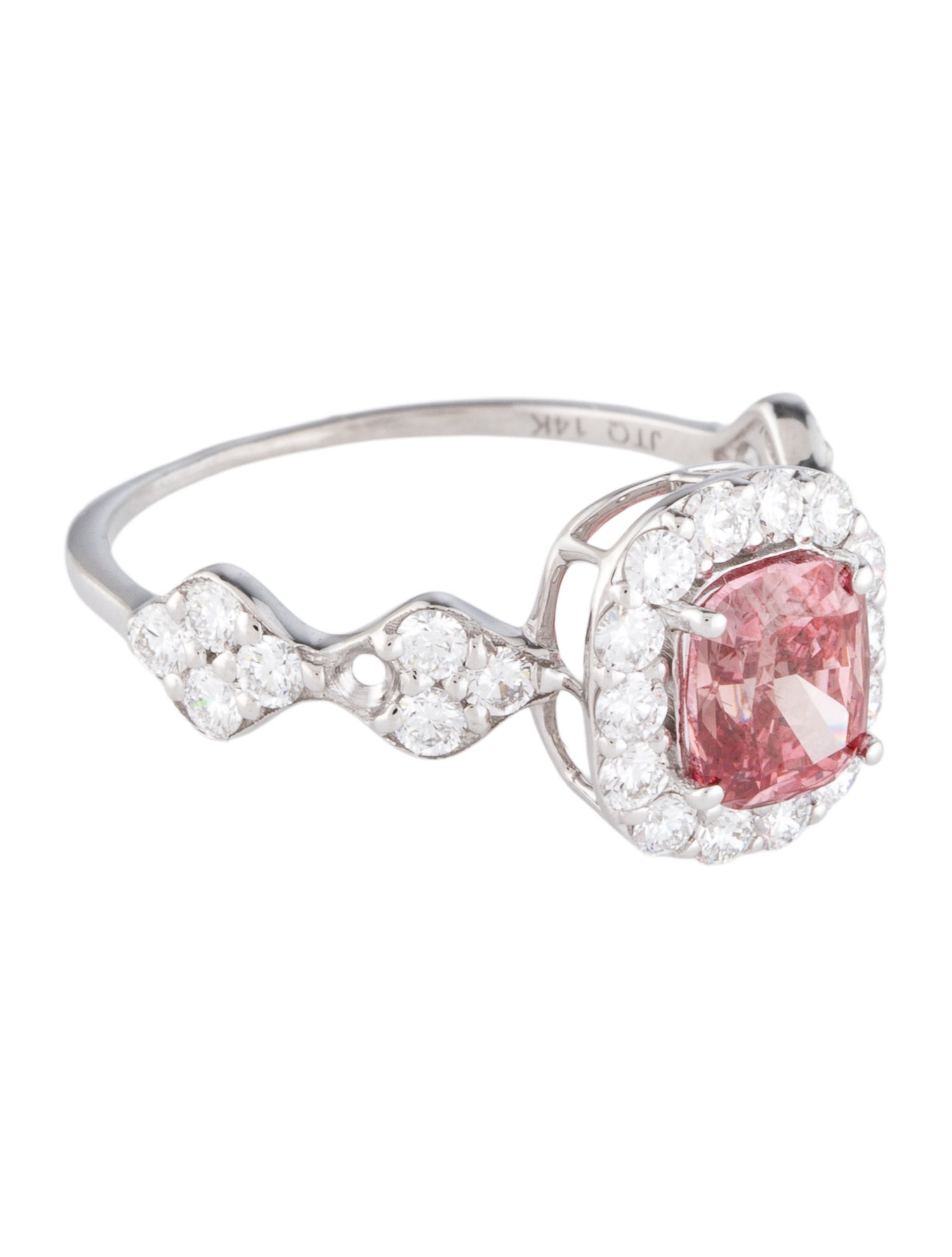 Ring 14K 1.97ctw Lab-Grown Diamond Cocktail Ring