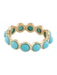 Ring 18K 2.04ctw Turquoise Eternity Band