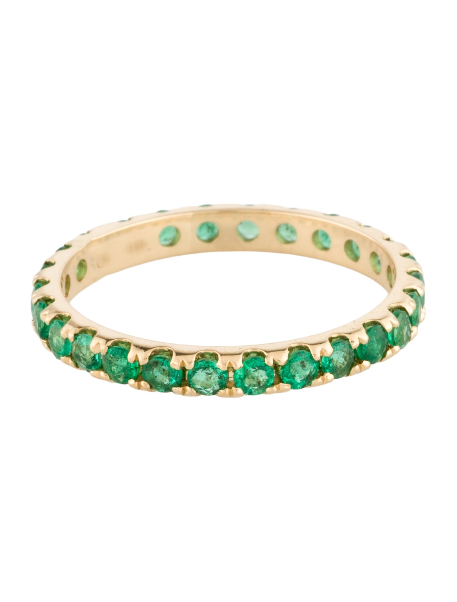 Ring 18K Emerald Eternity Band