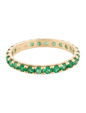 Ring 18K Emerald Eternity Band