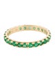 Ring 18K Emerald Eternity Band