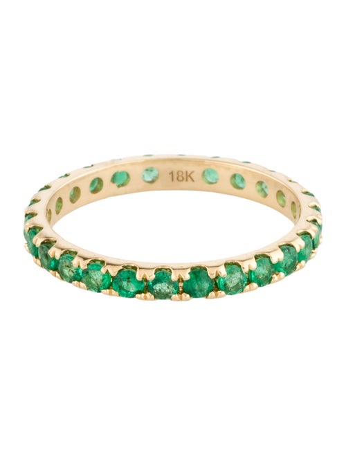 Ring 18K Emerald Eternity Band