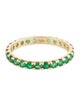 Ring 18K Emerald Eternity Band