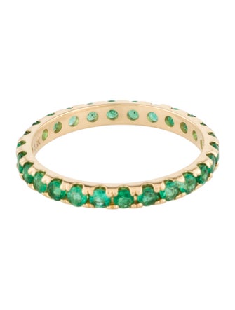 Ring 18K Emerald Eternity Band