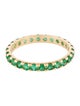 Ring 18K Emerald Eternity Band