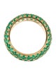 Ring 18K 2.04ctw Emerald Eternity Band