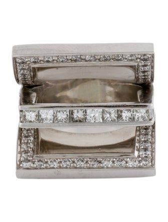 Ring Gauthier 14K 2.19ctw Diamond Three-Bar Cocktail Ring