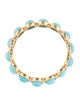 Ring 18K 2.52ctw Turquoise Eternity Band