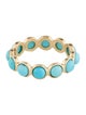 Ring 18K 2.16ctw Turquoise Eternity Band