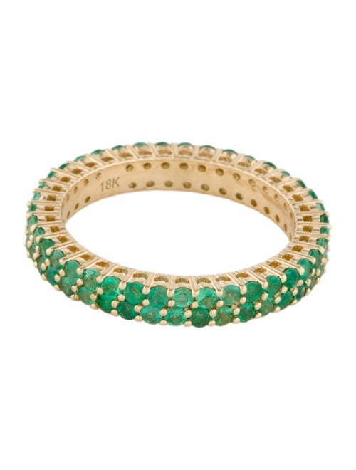 Ring 18K Emerald Eternity Band