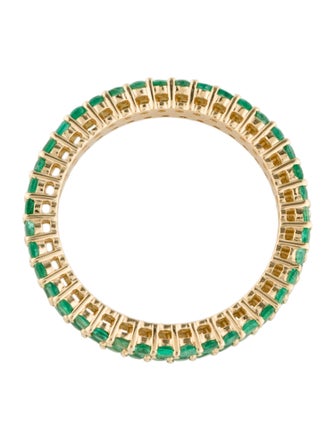 Ring 18K Emerald Eternity Band