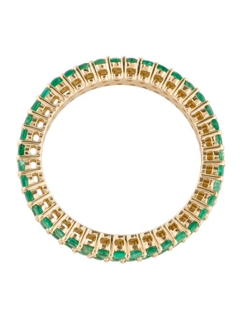 Ring 18K Emerald Eternity Band