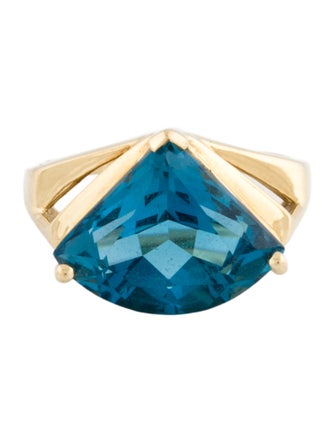 Ring 14K 6.82ctw Topaz Cocktail Ring