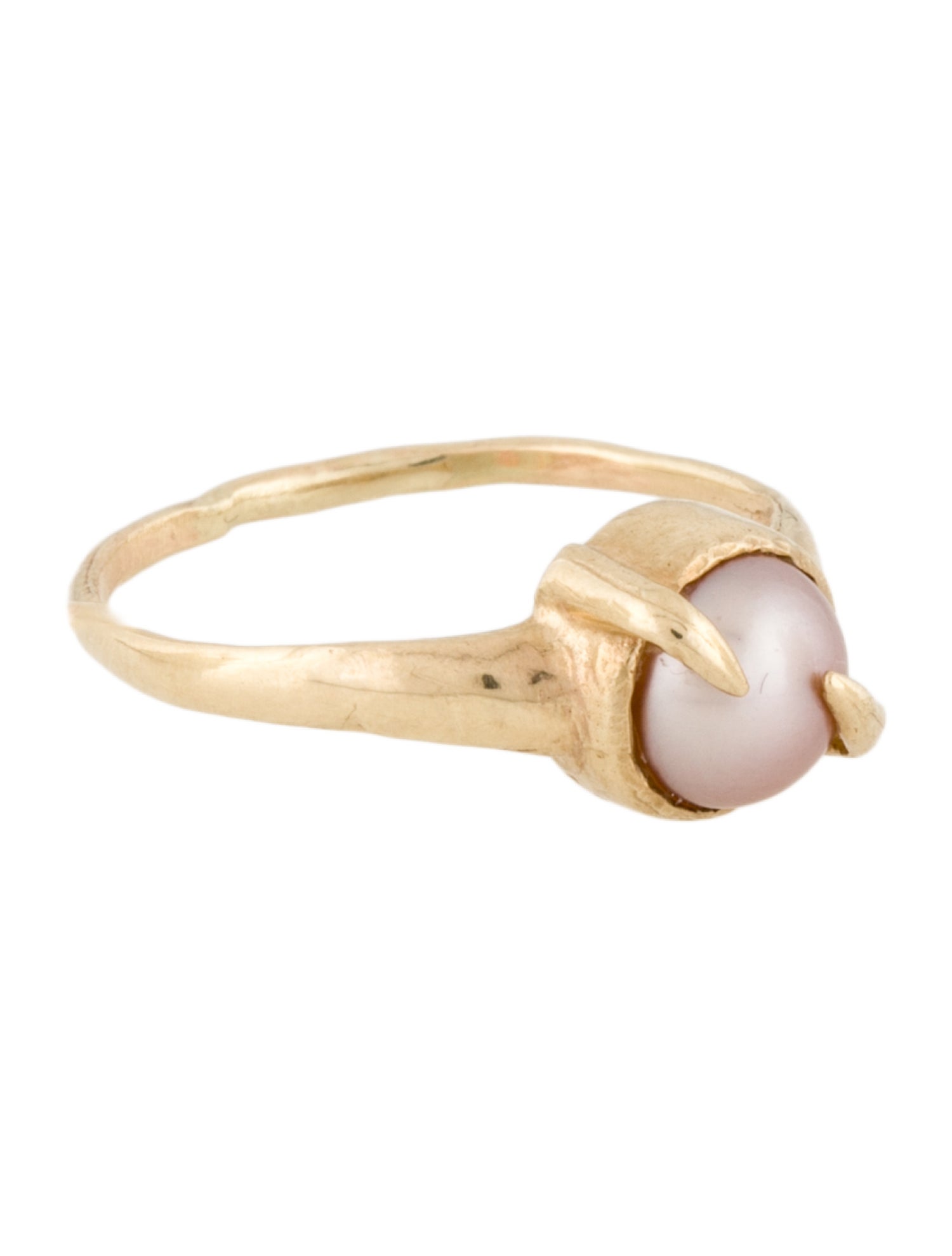 Ring 10K Pearl Cocktail