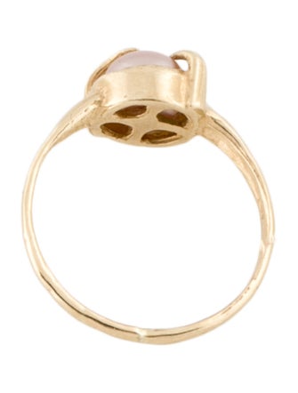 Ring 10K Pearl Cocktail Ring