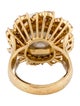 Ring 18K Pearl & Diamond Cocktail Ring