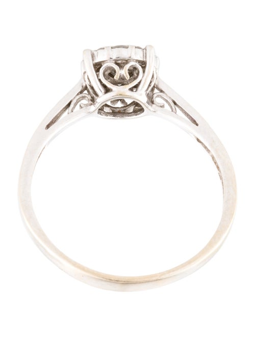 Ring 18K Diamond Cluster Cocktail Ring