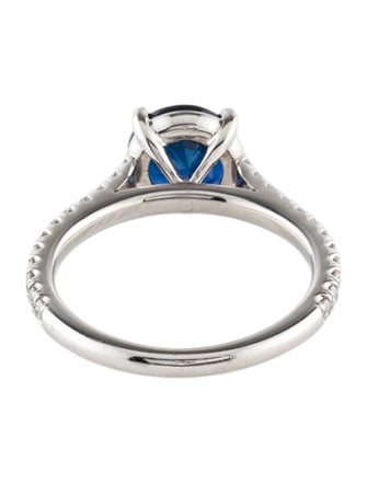 Ring Platinum 1.18ct Sapphire & Diamond Cocktail Ring