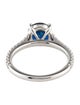 Ring Platinum 1.18ct Sapphire & Diamond Cocktail Ring