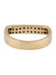 Ring 14K Diamond Squared Off Band