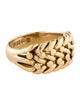 Ring 18K Woven Chain Ring