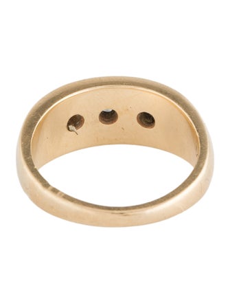 Ring 14K Diamond Cigar Band