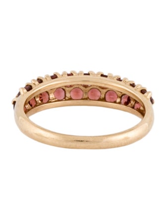 Ring 14K Garnet Band Ring