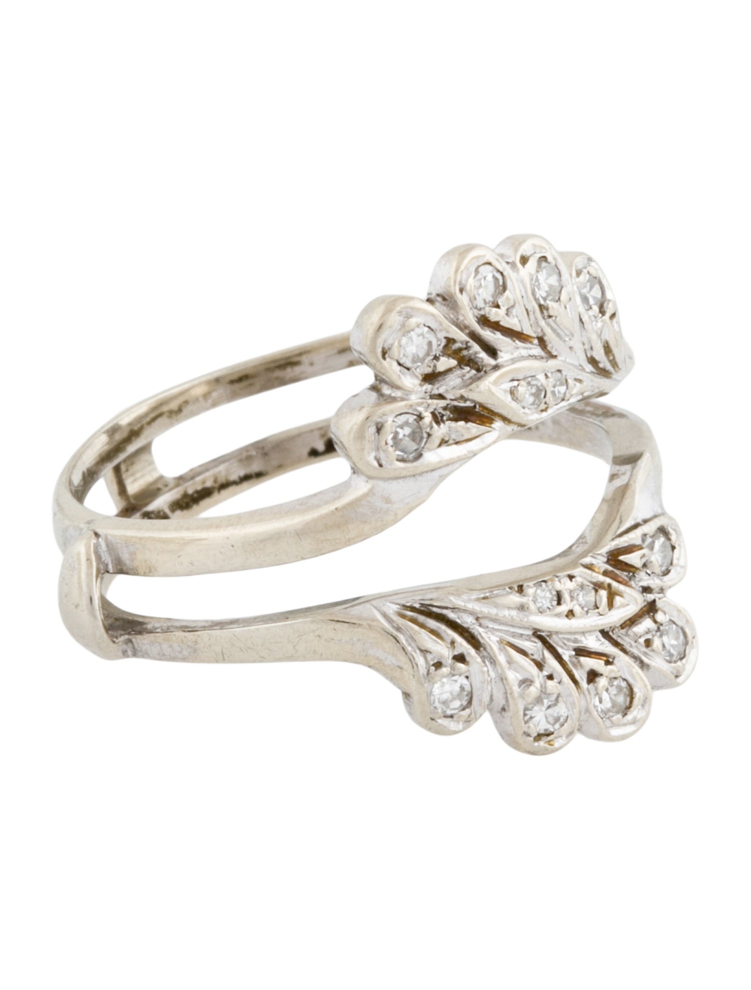 Ring 14K Diamond Stackable Band Ring