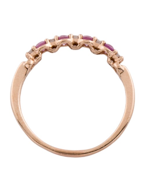 Ring Kallati 14K Sapphire & Diamond Band